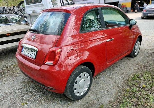 Fiat 500 cena 25800 przebieg: 29500, rok produkcji 2018 z Kraków małe 106